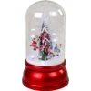 Vánoční svítící sněžítko s hudbou Santa se sněhulákem