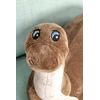 Plyšový dinosaurus Tobi 110 cm modrý