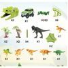 Autodráha s autíčkem na baterie a dinosaury 200 dílků Dino Track