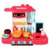 Majlo Toys dětská kuchyňka se zvuky a párou- růžová