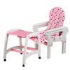 Ecotoys jídelní židlička 3v1 růžová