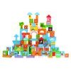 Majlo Toys sada dřevěných kostek se zvířátky 100 ks Ocean Blocks