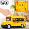 Dětský autobus se světlem a zvuky School Bus 1:20