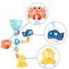 Delfínek s krabem a kolovrátkem pro děti do vany Tubs Dolphin