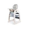 ROZBALENO Ecotoys jídelní židlička 2v1 Myška šedá