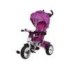 Majlo Toys dětská tříkolka Storm s gumovými koly fialová