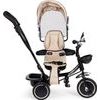 Ecotoys dětská tříkolka s otočným sedadlem Trike 2v1 béžová