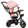 Ecotoys dětská tříkolka s otočným sedadlem Trike 2v1 růžová
