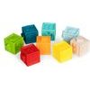 Haunger senzorické kostky pro nejmenší Textured Blocks 8 kusů