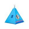 Ecotoys dětský indiánský stan modrý