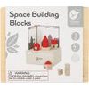 Dřevěná skládanka stavebnice Vesmír 41ks