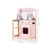 Ecotoys dětská dřevěná kuchyňka se zvuky a LED efekty