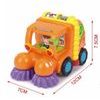 Huile Toys autíčko na setrvačník a pohyblivými kartáči Zametací vůz