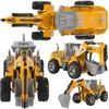 POŠKOZENÝ OBAL Bagr na dálkové ovládání Truck Excavator s pohyblivou lžící 1:36