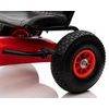 Dětská šlapací motokára s nafukovacími koly Formule 208 - červená