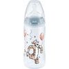 Nuk Láhev Disney indikátor teploty, silikonová savička, 300ml, 0-6m