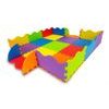 Ecotoys pěnová puzzle hrací deka Happy Color 91 x 91 cm