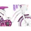 Mexller dětské kolo SISI 16" s vodící tyčí bílofialové