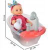 Panenka ve vaničce Baby Shower 29 cm s příslušenstvím