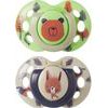 Tommee Tippee Šidítko C2N silikon Fun 2ks 6-18m