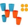 Smyslové hrací kelímky 3v1 16 kusů