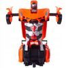 Robot transformer 2v1 Robocar 1:18 oranžový