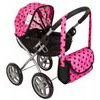 Doris kočárek pro panenky 9325 růžový Retro