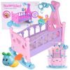Postýlka pro panenku Rocking Bed s kolotočem