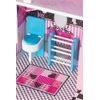 Ecotoys dřevěný dvoupatrový domeček pro panenky Miami s výtahem