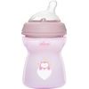 CHICCO Láhev kojenecká Natural Feeling 250ml, 2m+, Girl