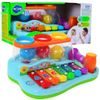 Huile Toys hrající cimbálky pro nejmenší s kladívkem a míčky Xylofon