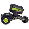 Kaskadérské autíčko na dálkové ovládání s bublifukem Stunt Car - černozelené