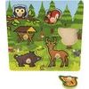 Dřevěná Vkládačka - Moje první lesní zvířátka 6 ks