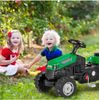 Dětský šlapací traktor s vlečkou Active Pedal zelený
