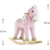 Houpací koník s melodií Milly Mally Pony růžový