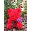 Medvídek z růží červený Rose Bear 40 cm