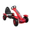 Dětská šlapací motokára s nafukovacími koly Formule 618 červená