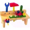 Dřevěný Stůl s nářadím - 8ks