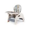 ROZBALENO Ecotoys jídelní židlička 2v1 Myška šedá