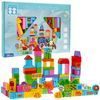 Majlo Toys sada dřevěných kostek se zvířátky 100 ks Farm Blocks