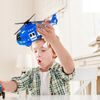 Interaktivní helikoptéra se světly a zvuky City Rescue 1:16 modrá