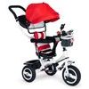 Ecotoys dětská tříkolka s otočným sedadlem Trike 2v1 červená