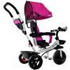 Dětská tříkolka s otočným sedadlem PRO300 růžová