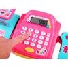 Dětská elektronická pokladna s kalkulačkou Deluxe Shopping růžová