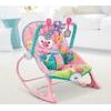 Dojčenské ležadlo 3v1 s vibráciami Baby Rocker ružové
