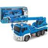 Autojeřáb se světlem a zvukem City Truck 1:16 - modrý