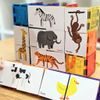 Learn & grow toys Magnetické doplňkové dlaždice ZVÍŘATA DUO PUZZLE (40kusů)
