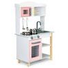 Ecotoys dětská dřevěná kuchyňka s příšlušenstvím Pink Kitchen