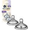 Tommee Tippee Náhradní savičky C2N pomalý průtok 2ks 0m+