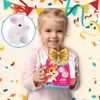 Interaktivní plyšový králíček v přepravce Plush Pet - bílý